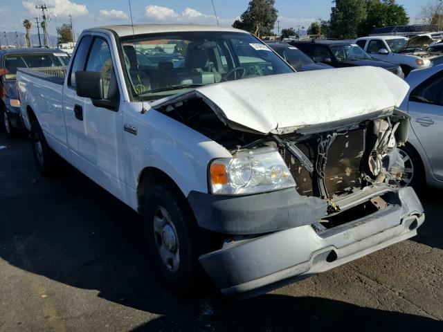 1FTRF12W65NA42843 - 2005 FORD F150 WHITE photo 1