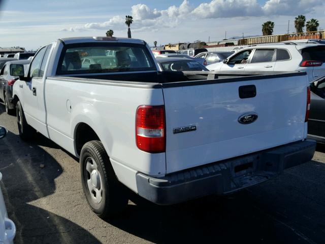 1FTRF12W65NA42843 - 2005 FORD F150 WHITE photo 3