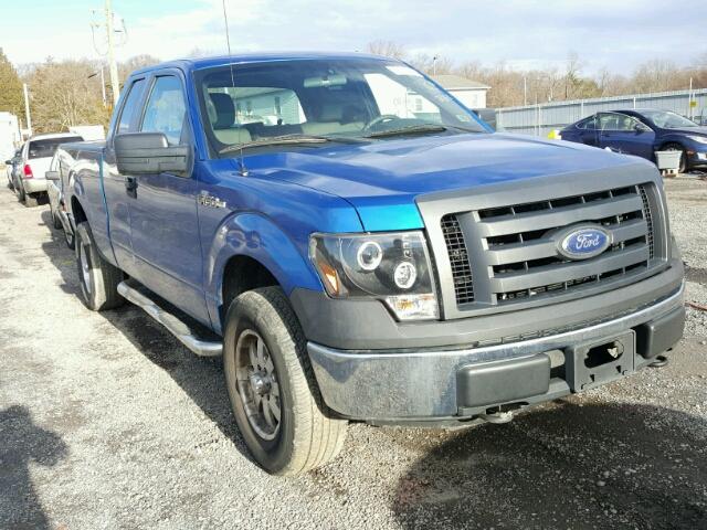 1FTFX1EVXAFC53809 - 2010 FORD F150 SUPER BLUE photo 1