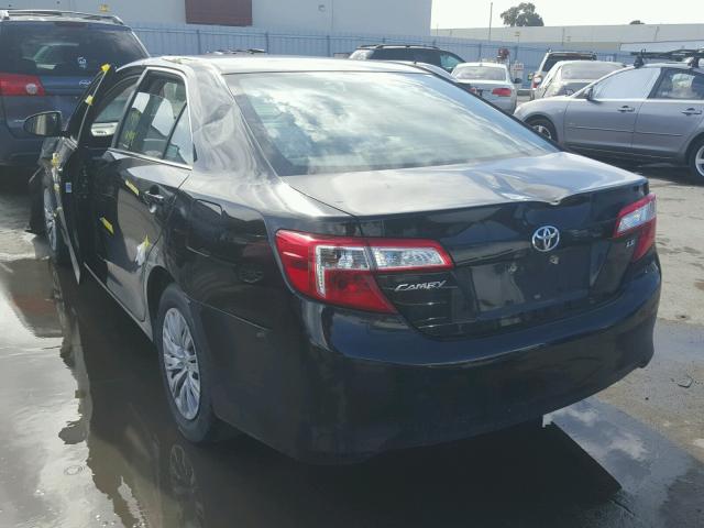 4T1BF1FK5CU079566 - 2012 TOYOTA CAMRY BASE BLACK photo 3