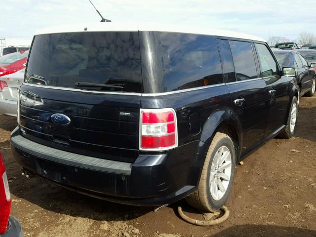 2FMGK5CCXABA74260 - 2010 FORD FLEX SEL BLUE photo 4