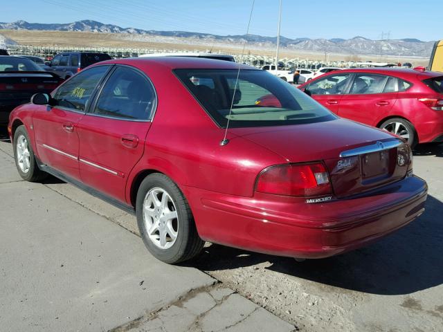 1MEHM55S93G610343 - 2003 MERCURY SABLE LS P RED photo 3