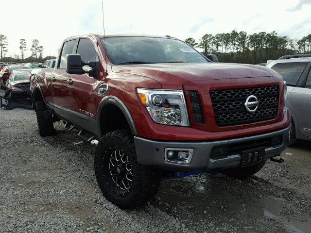 1N6AA1F41HN551227 - 2017 NISSAN TITAN XD S RED photo 1