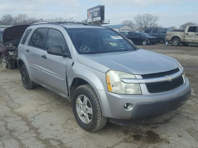 2CNDL23F756127214 - 2005 CHEVROLET EQUINOX LS SILVER photo 1