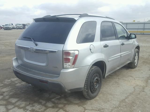 2CNDL23F756127214 - 2005 CHEVROLET EQUINOX LS SILVER photo 4