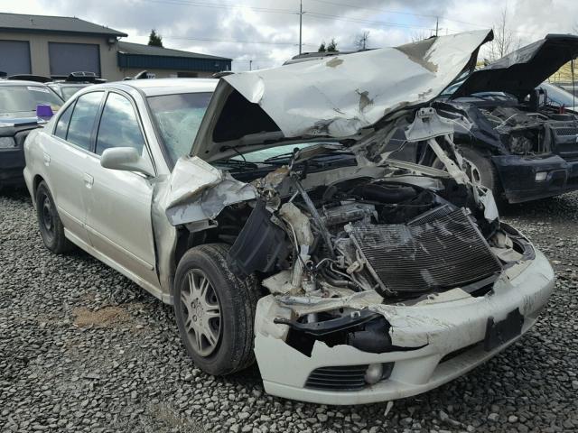 4A3AA46G73E071536 - 2003 MITSUBISHI GALANT ES WHITE photo 1