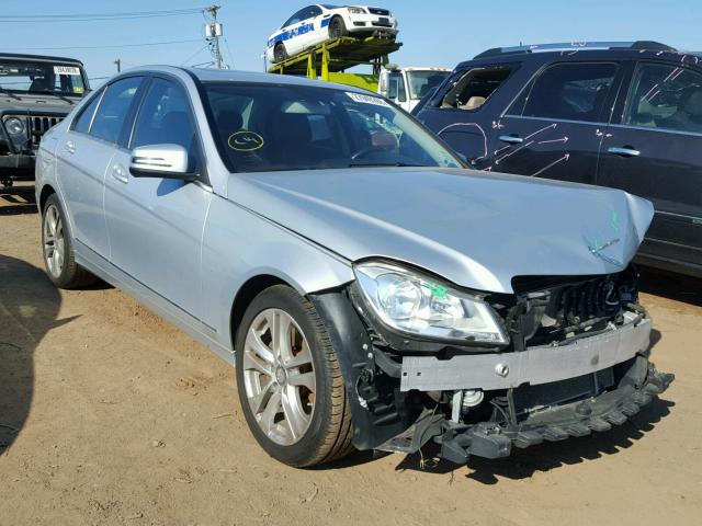 WDDGF8AB2DR280099 - 2013 MERCEDES-BENZ C 300 4MAT SILVER photo 1