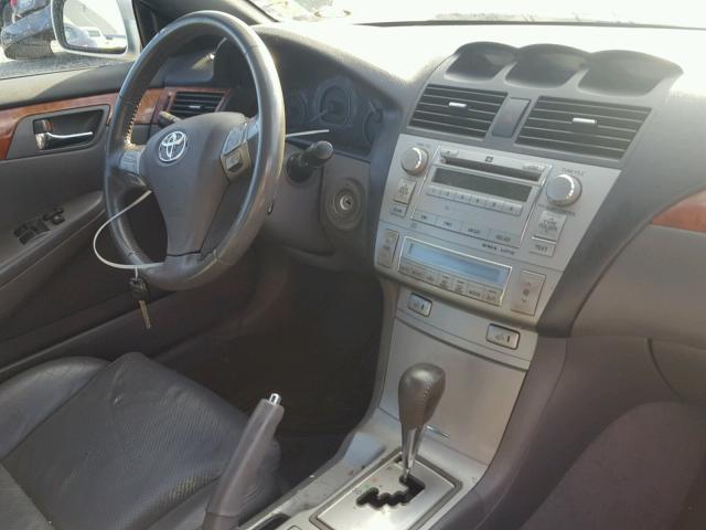 4T1FA38P17U128594 - 2007 TOYOTA CAMRY SOLA SILVER photo 9