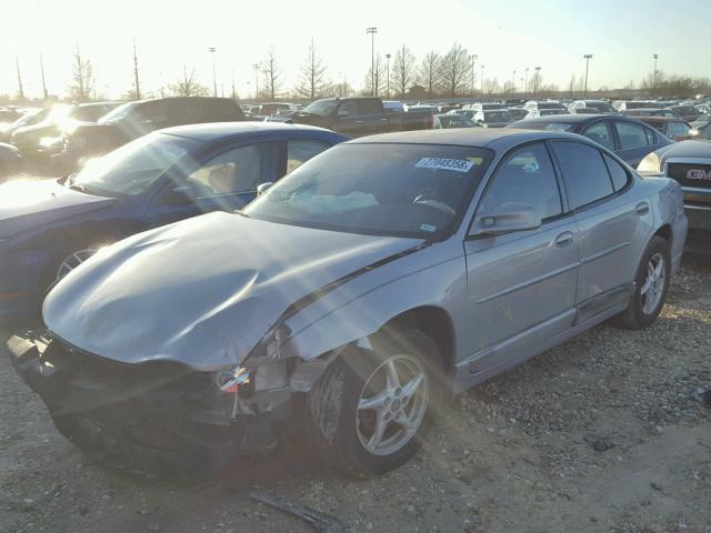 1G2WP52KXYF286650 - 2000 PONTIAC GRAND PRIX SILVER photo 2