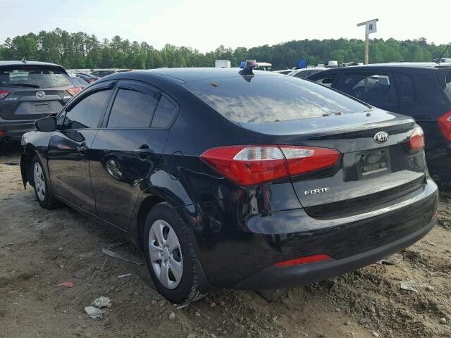 KNAFX4A69F5287198 - 2015 KIA FORTE BLACK photo 3