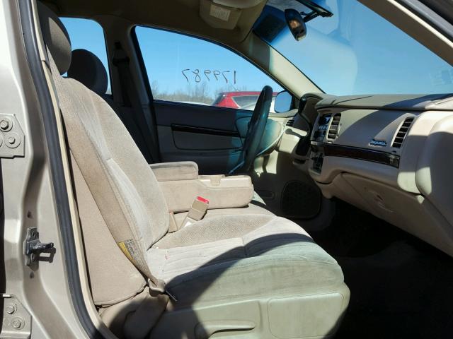 2G1WF52E539219019 - 2003 CHEVROLET IMPALA TAN photo 5