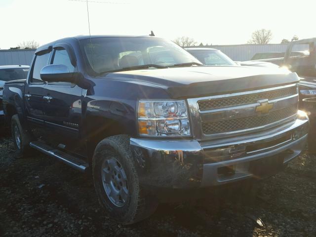 3GCPKSE72CG305607 - 2012 CHEVROLET SILVERADO BLUE photo 1