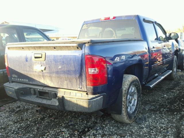 3GCPKSE72CG305607 - 2012 CHEVROLET SILVERADO BLUE photo 4