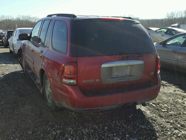 5GAES13P842430711 - 2004 BUICK RAINIER CX RED photo 3