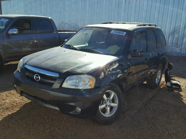 4F2YZ94156KM29888 - 2006 MAZDA TRIBUTE S BLACK photo 2