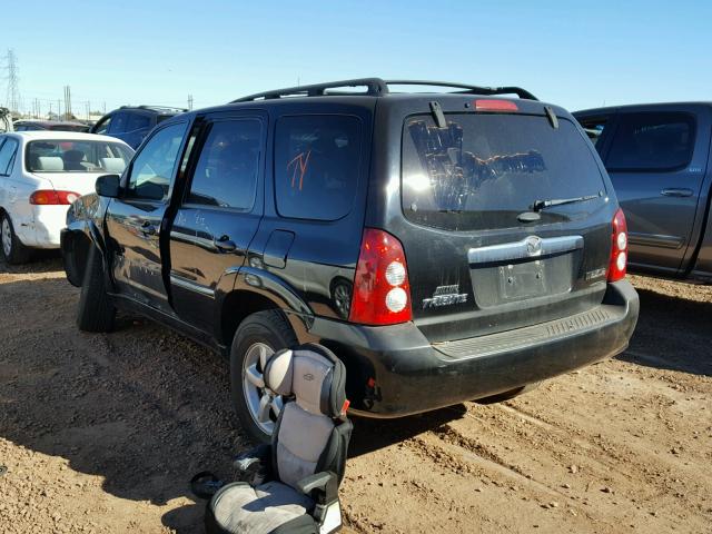 4F2YZ94156KM29888 - 2006 MAZDA TRIBUTE S BLACK photo 3