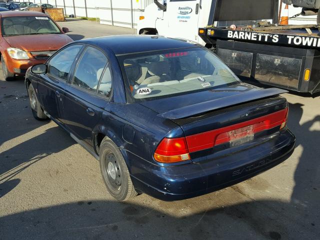 1G8ZJ5270XZ138049 - 1999 SATURN SL2 BLUE photo 3