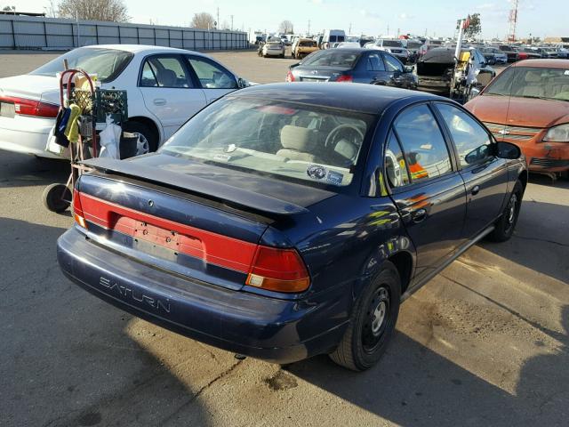 1G8ZJ5270XZ138049 - 1999 SATURN SL2 BLUE photo 4