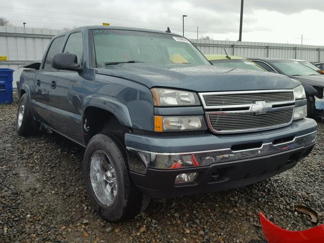 2GCEK13Z761314404 - 2006 CHEVROLET SILVERADO BLUE photo 1