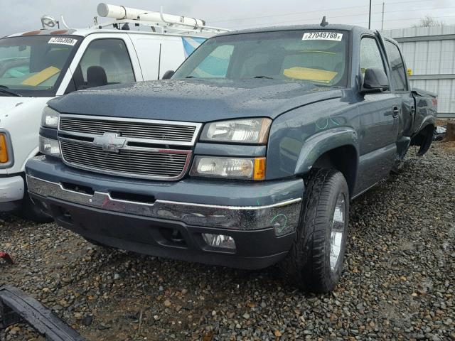 2GCEK13Z761314404 - 2006 CHEVROLET SILVERADO BLUE photo 2