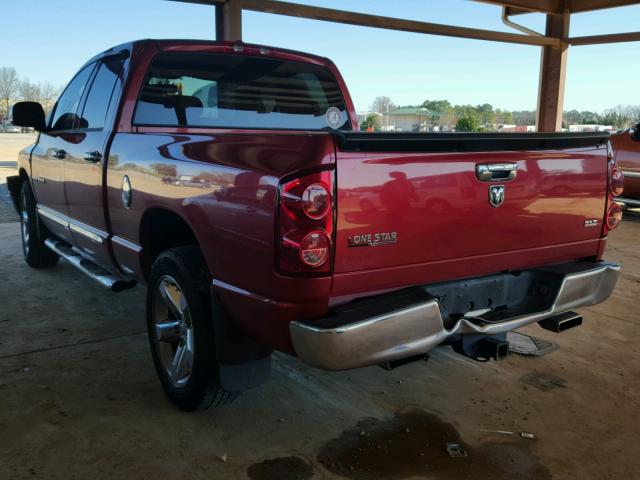 1D7HA18267J541494 - 2007 DODGE RAM 1500 S RED photo 3