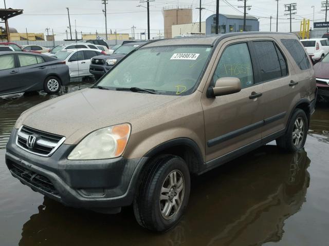 JHLRD78853C007904 - 2003 HONDA CR-V EX GOLD photo 2