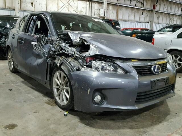 JTHKD5BH5D2142723 - 2013 LEXUS CT 200 GRAY photo 1