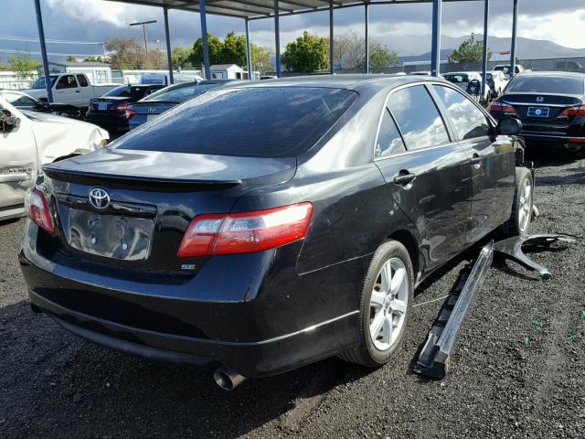 4T1BE46K39U877044 - 2009 TOYOTA CAMRY BASE BLACK photo 4