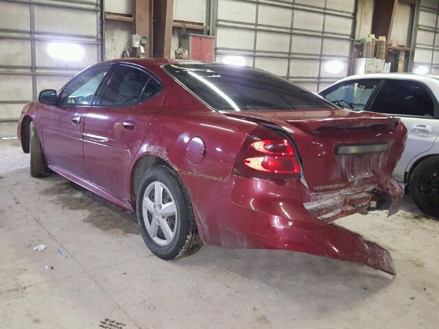 2G2WP542451322400 - 2005 PONTIAC GRAND PRIX 栗色 照片 3