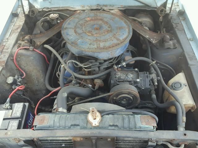 7T03C278493 - 1967 FORD MUSTANG BLUE photo 7