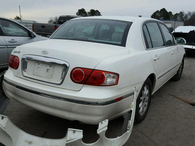 KNALD124465100277 - 2006 KIA AMANTI WHITE photo 4