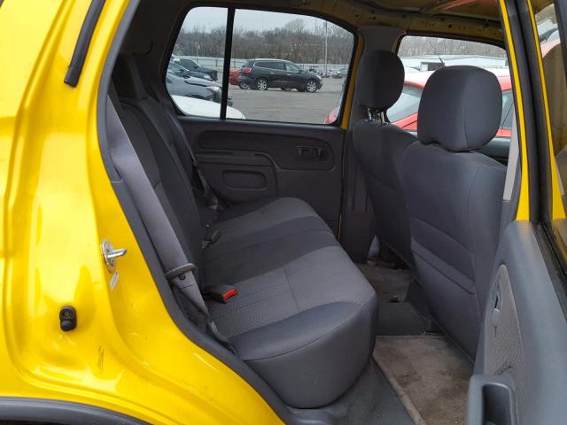 5N1ED28T94C656945 - 2004 NISSAN XTERRA XE YELLOW photo 6