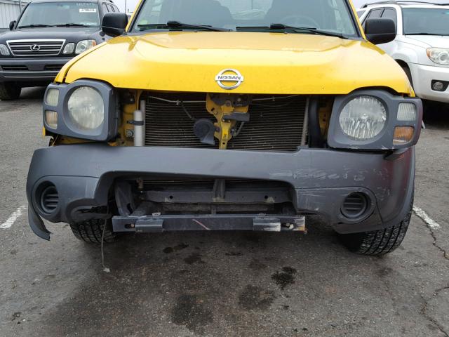 5N1ED28T94C656945 - 2004 NISSAN XTERRA XE YELLOW photo 9