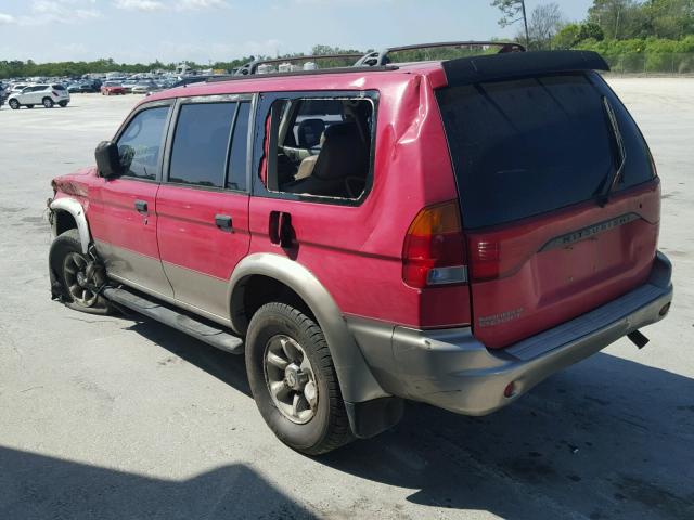 JA4LS31P7WP013035 - 1998 MITSUBISHI MONTERO SP RED photo 3