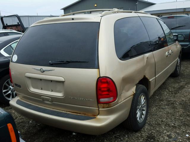 1C4GP64L7XB615421 - 1999 CHRYSLER TOWN & COU GOLD photo 4