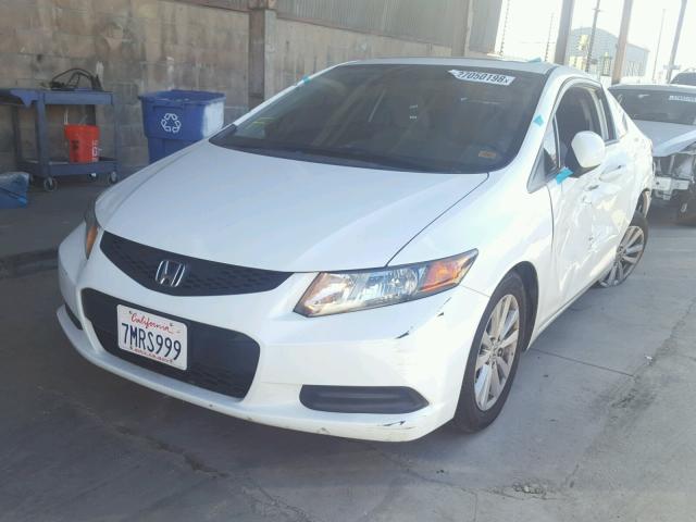 2HGFG3B85CH564027 - 2012 HONDA CIVIC EX თეთრი ფოტო 2