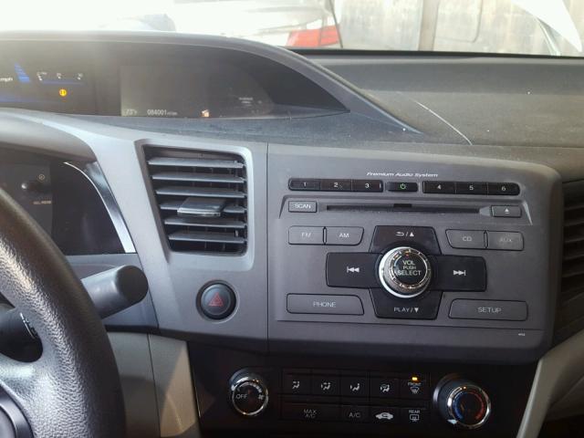 2HGFG3B85CH564027 - 2012 HONDA CIVIC EX თეთრი ფოტო 9