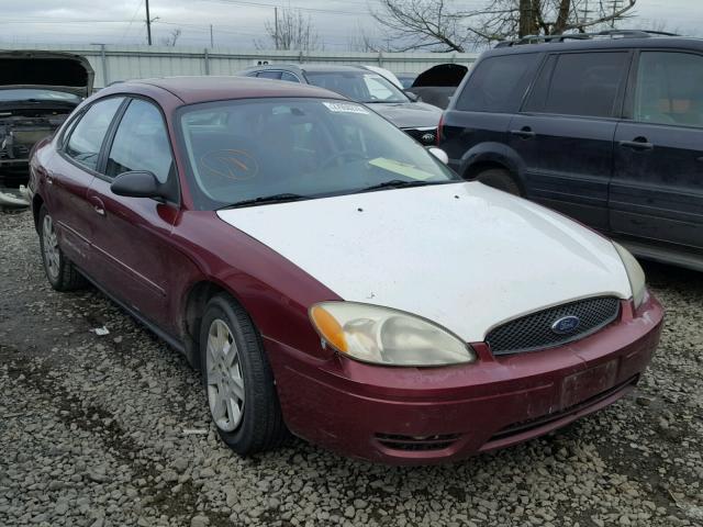 1FAFP522X4G180835 - 2004 FORD TAURUS LX MAROON photo 1