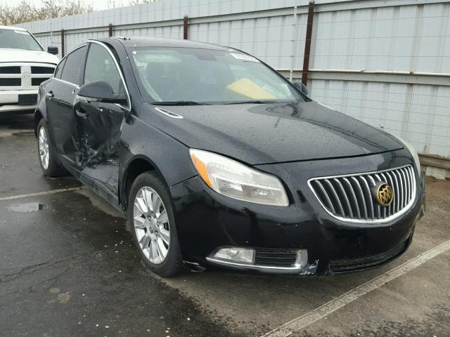 2G4GS5ER4D9141240 - 2013 BUICK REGAL PREM BLACK photo 1