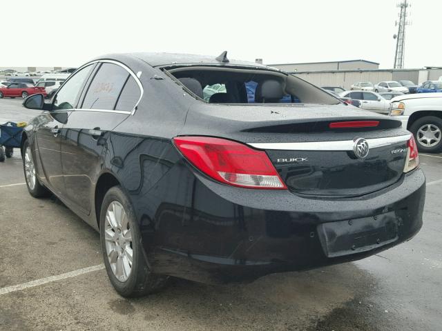 2G4GS5ER4D9141240 - 2013 BUICK REGAL PREM BLACK photo 3