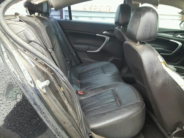 2G4GS5ER4D9141240 - 2013 BUICK REGAL PREM BLACK photo 6