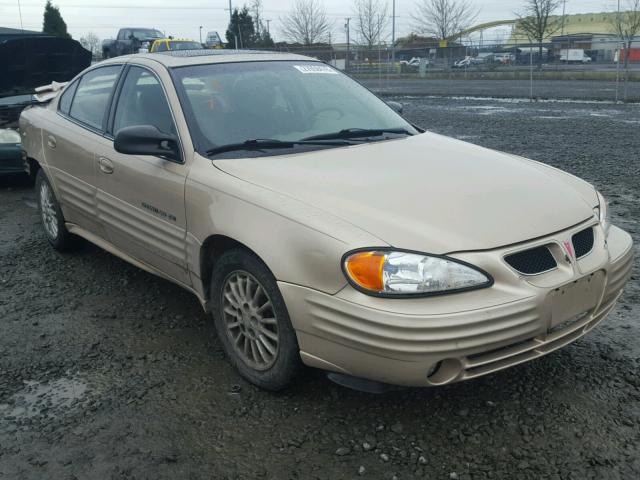 1G2NF52TX1C109983 - 2001 PONTIAC GRAND AM S თაფლისფერი ფოტო 1