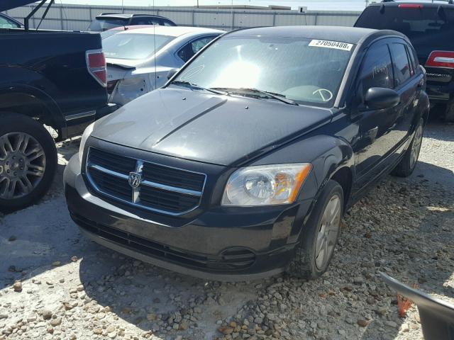 1B3HB48B07D553858 - 2007 DODGE CALIBER SX BLACK photo 2