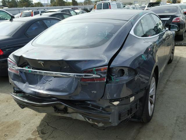5YJSA1E1XGF162307 - 2016 TESLA MODEL S Սև լուսանկար 4