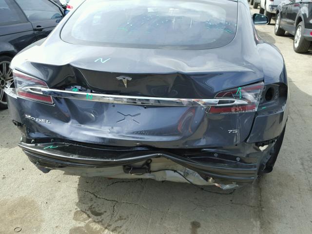 5YJSA1E1XGF162307 - 2016 TESLA MODEL S Սև լուսանկար 9