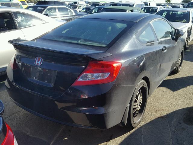 2HGFG3B59CH532607 - 2012 HONDA CIVIC LX BLACK photo 4