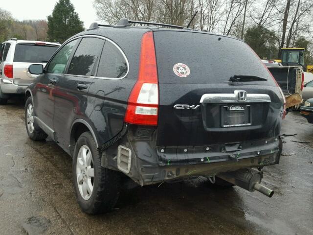 5J6RE48759L018260 - 2009 HONDA CR-V EXL BLACK photo 3