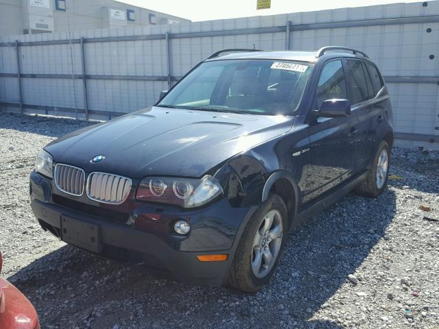 WBXPC93427WF15586 - 2007 BMW X3 3.0SI BLUE photo 2