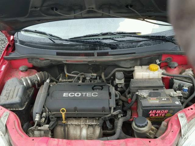 KL1TD66E09B610903 - 2009 CHEVROLET AVEO LS 红色 照片 7