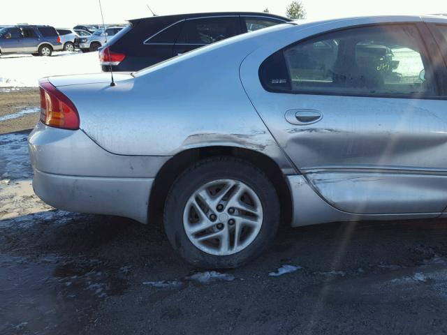 2B3HD46R11H617328 - 2001 DODGE INTREPID S SILVER photo 9